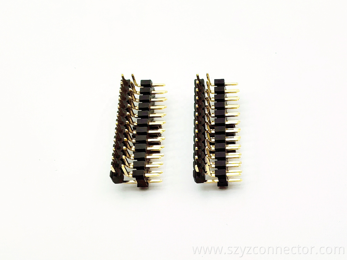 2.54mm pin header connector right angle 2.54mm pin header connector right angle